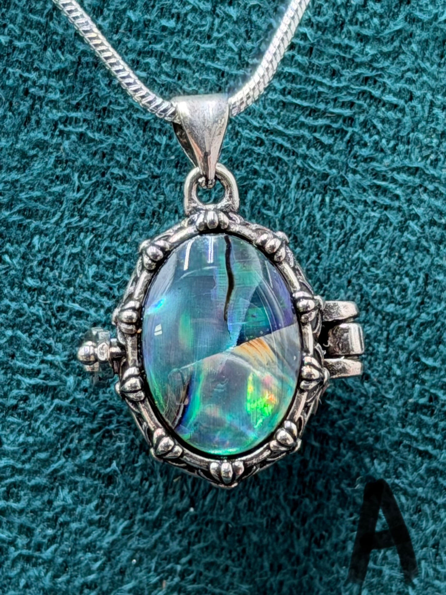 Small Abalone Shell Pendant Necklace