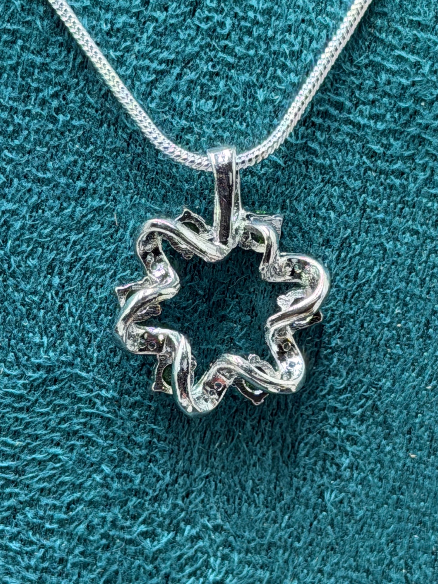 Diopside Pendant Necklace