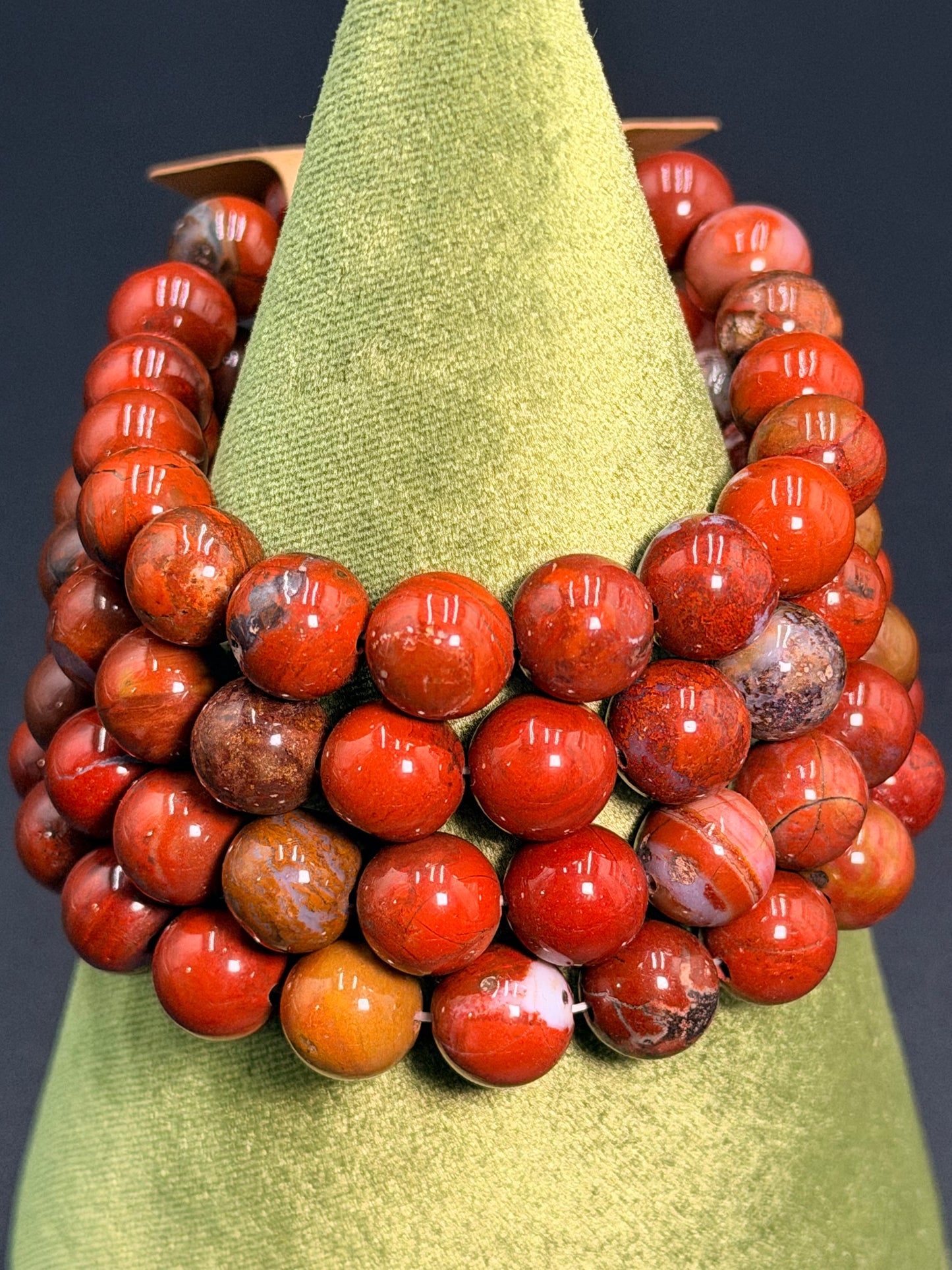 10 mm Warring States Jasper Bracelet