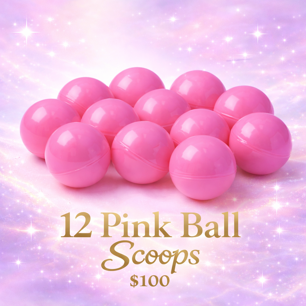 Lucky Pink Ball Scoops