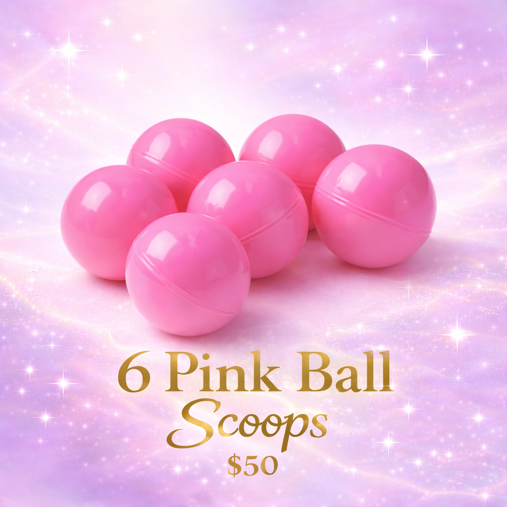 Lucky Pink Ball Scoops