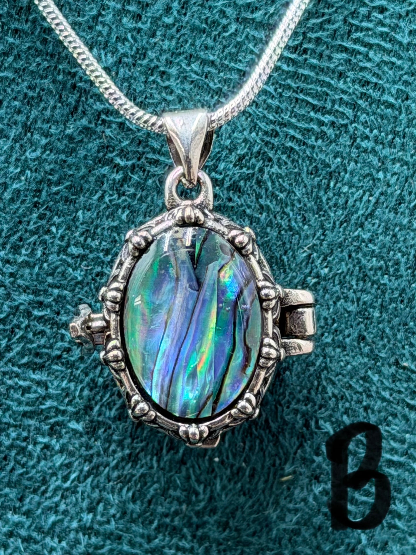 Small Abalone Shell Pendant Necklace