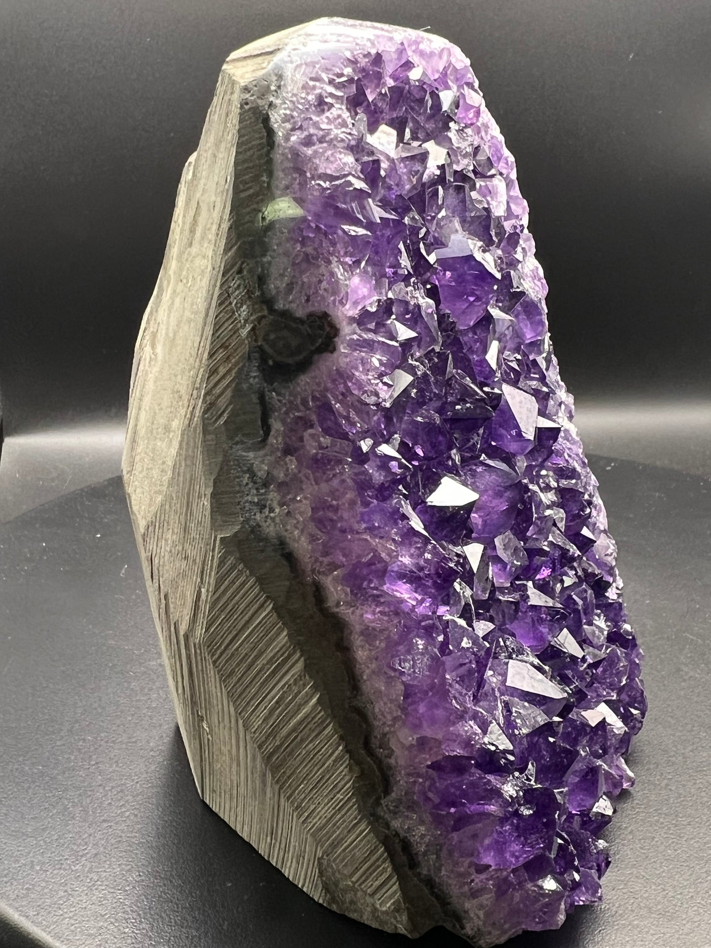 Large Uruguayan Deep Purple Amethyst Cluster