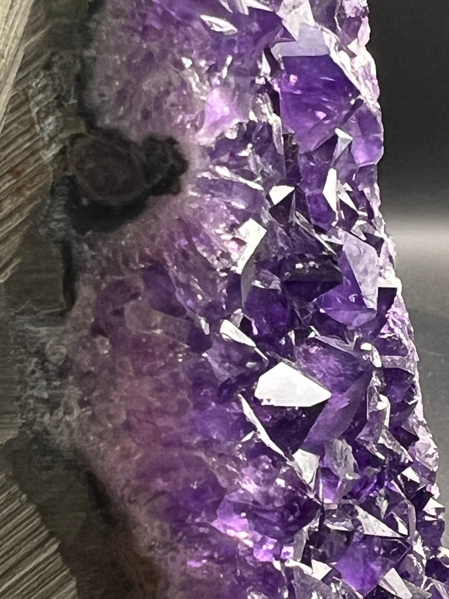 Large Uruguayan Deep Purple Amethyst Cluster