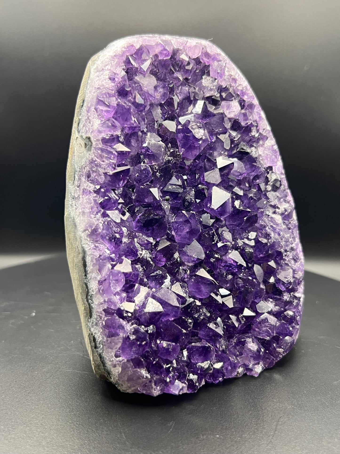 Large Uruguayan Deep Purple Amethyst Cluster