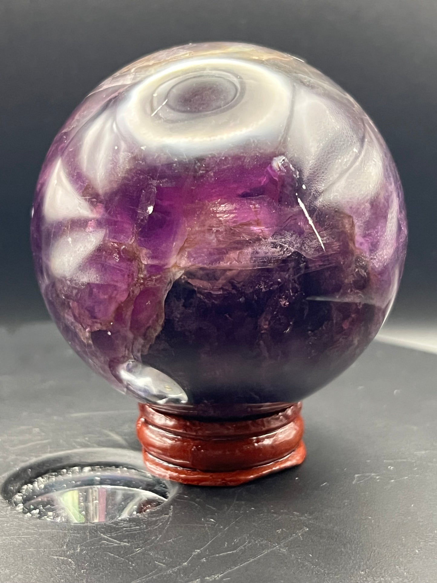 Polished Amethyst Sphere