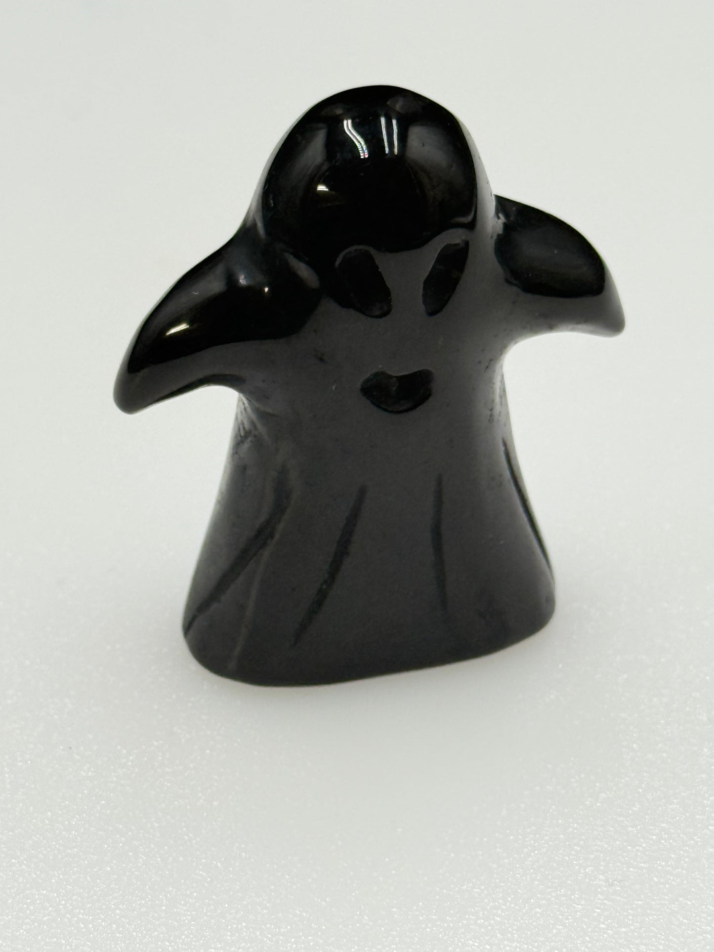 Black Obsidian Ghost Carving