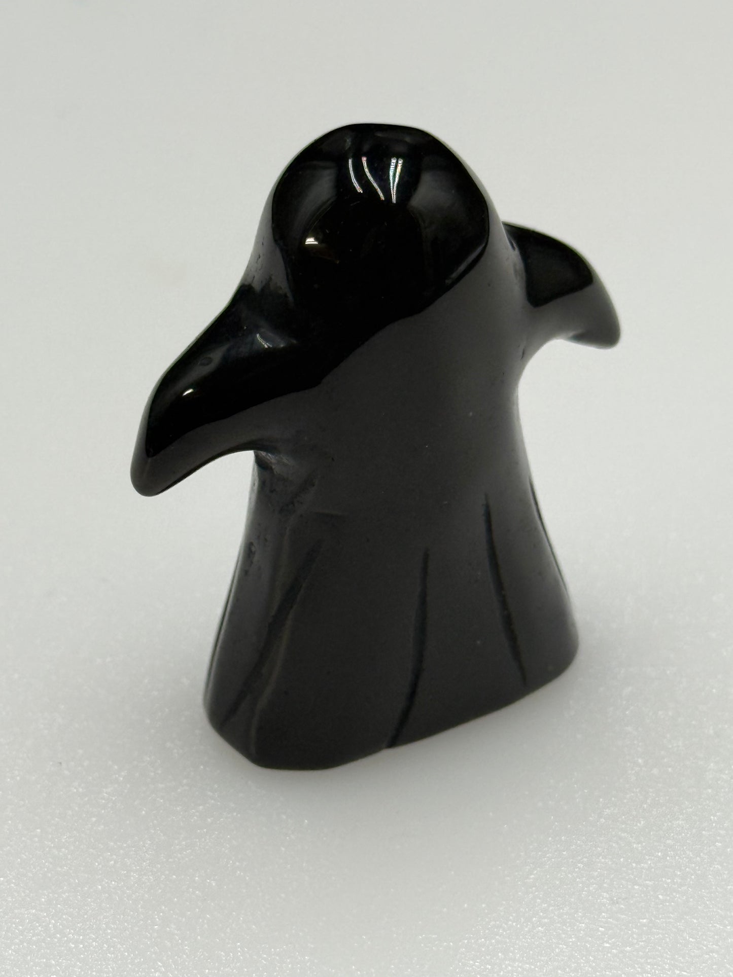 Black Obsidian Ghost Carving