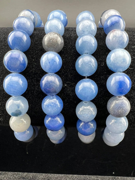 Blue Aventurine 8mm Crystal Bracelet