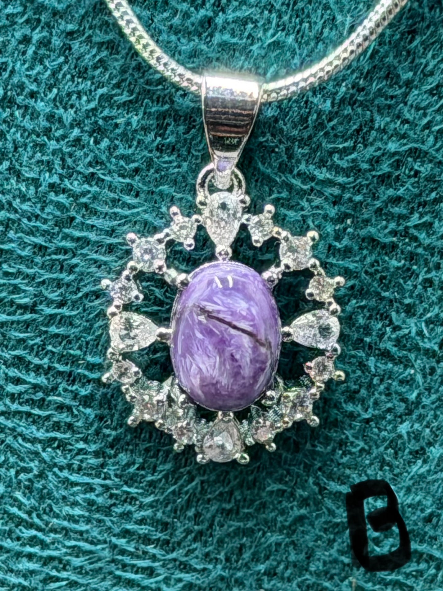 Charoite Pendant Necklace
