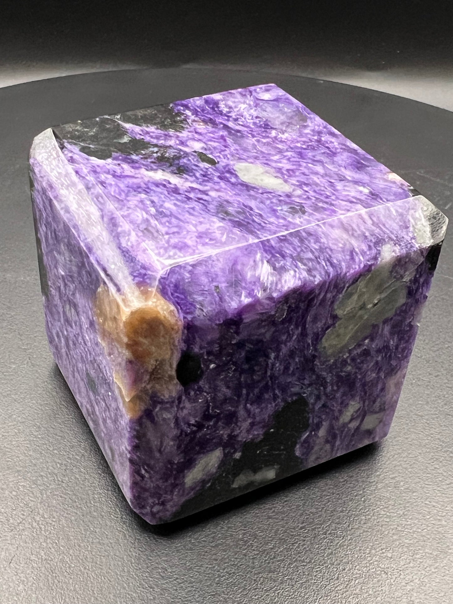 Polished Charoite Cube