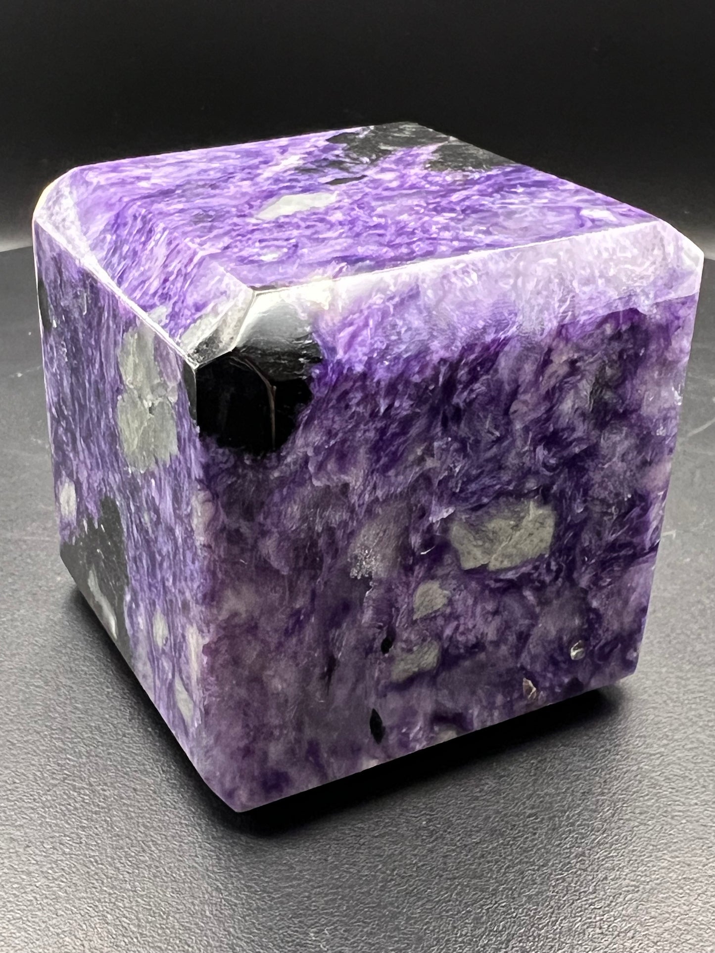 Polished Charoite Cube