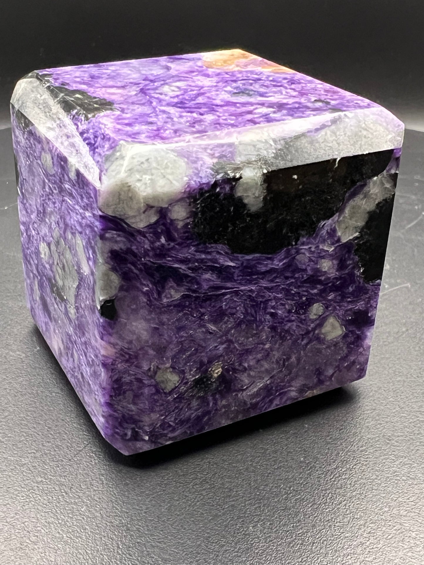 Polished Charoite Cube