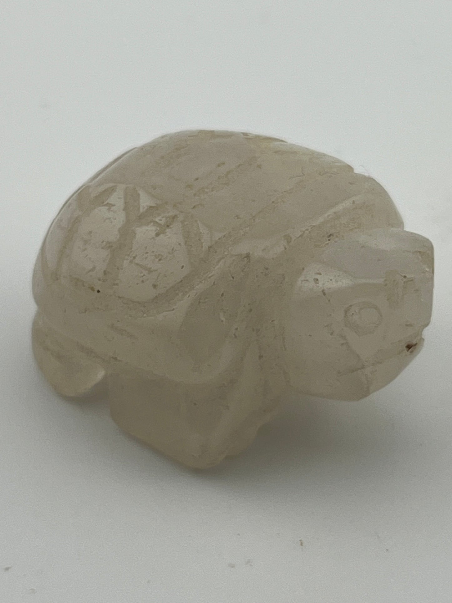 Clear Quartz Turtle Carving