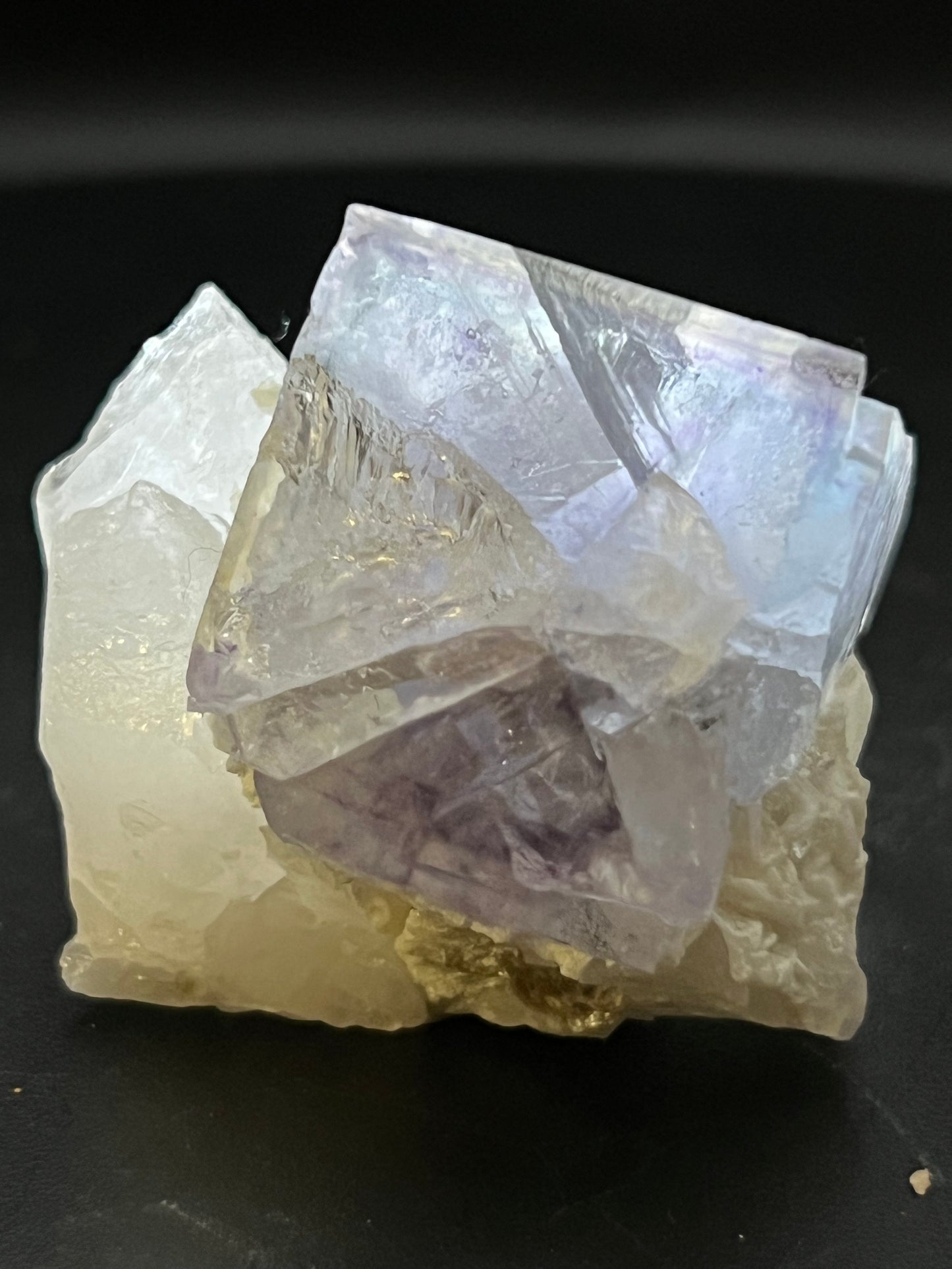 Yaogangxian Fluorite Cube with Quartz