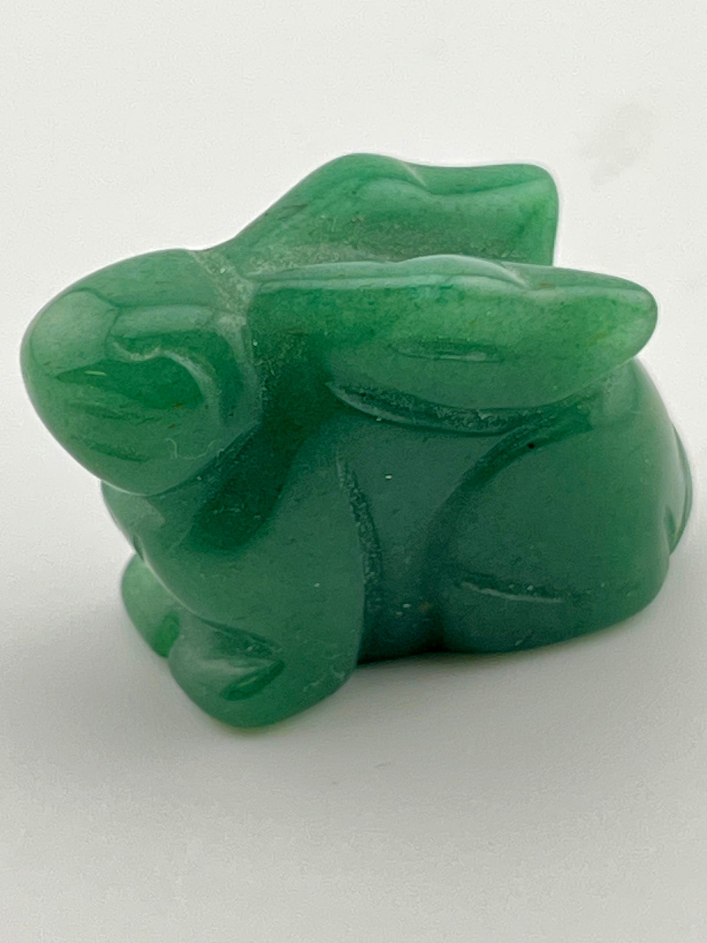 Green Aventurine Rabbit Carving