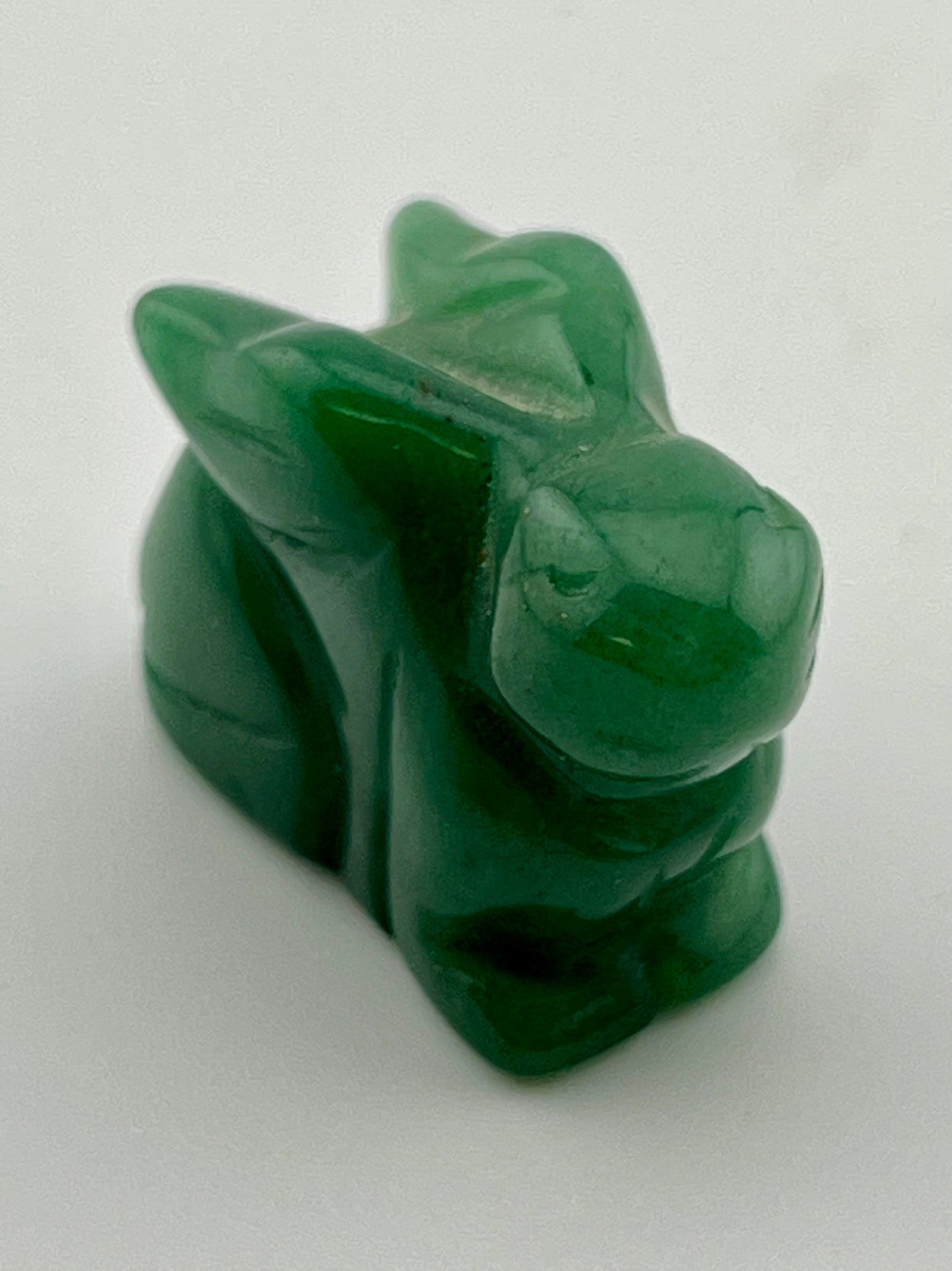 Green Aventurine Rabbit Carving