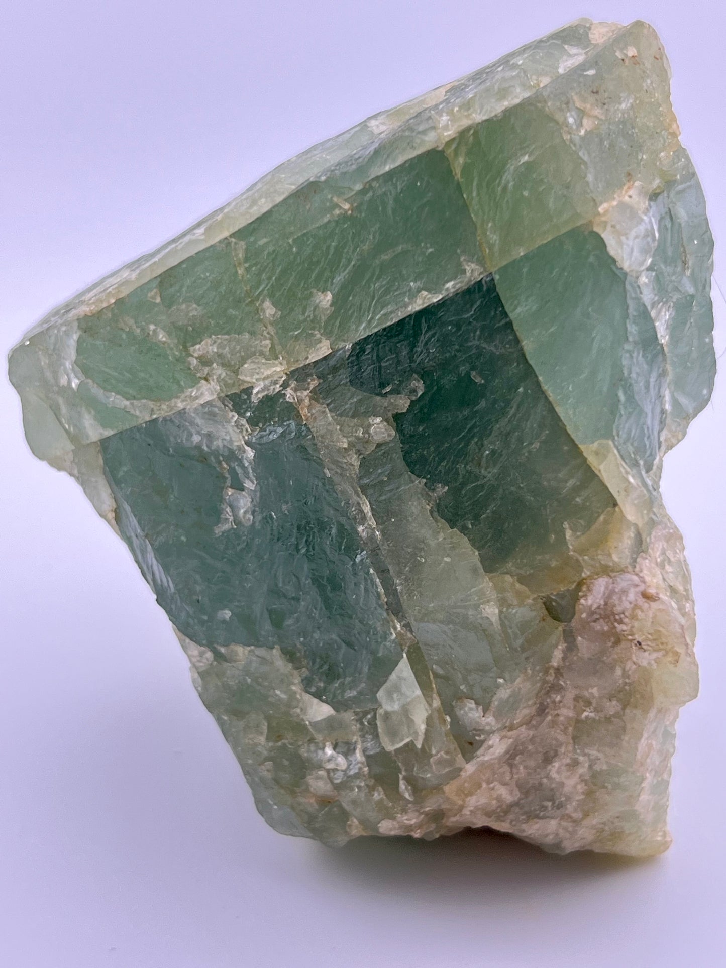 Green Calcite Chunk