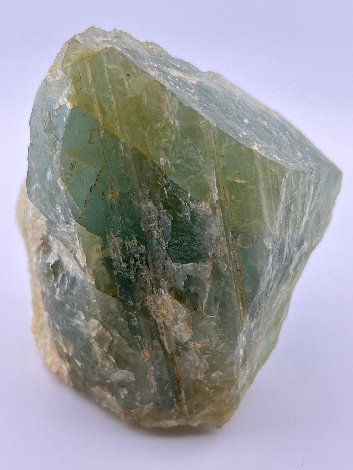 Green Calcite Chunk