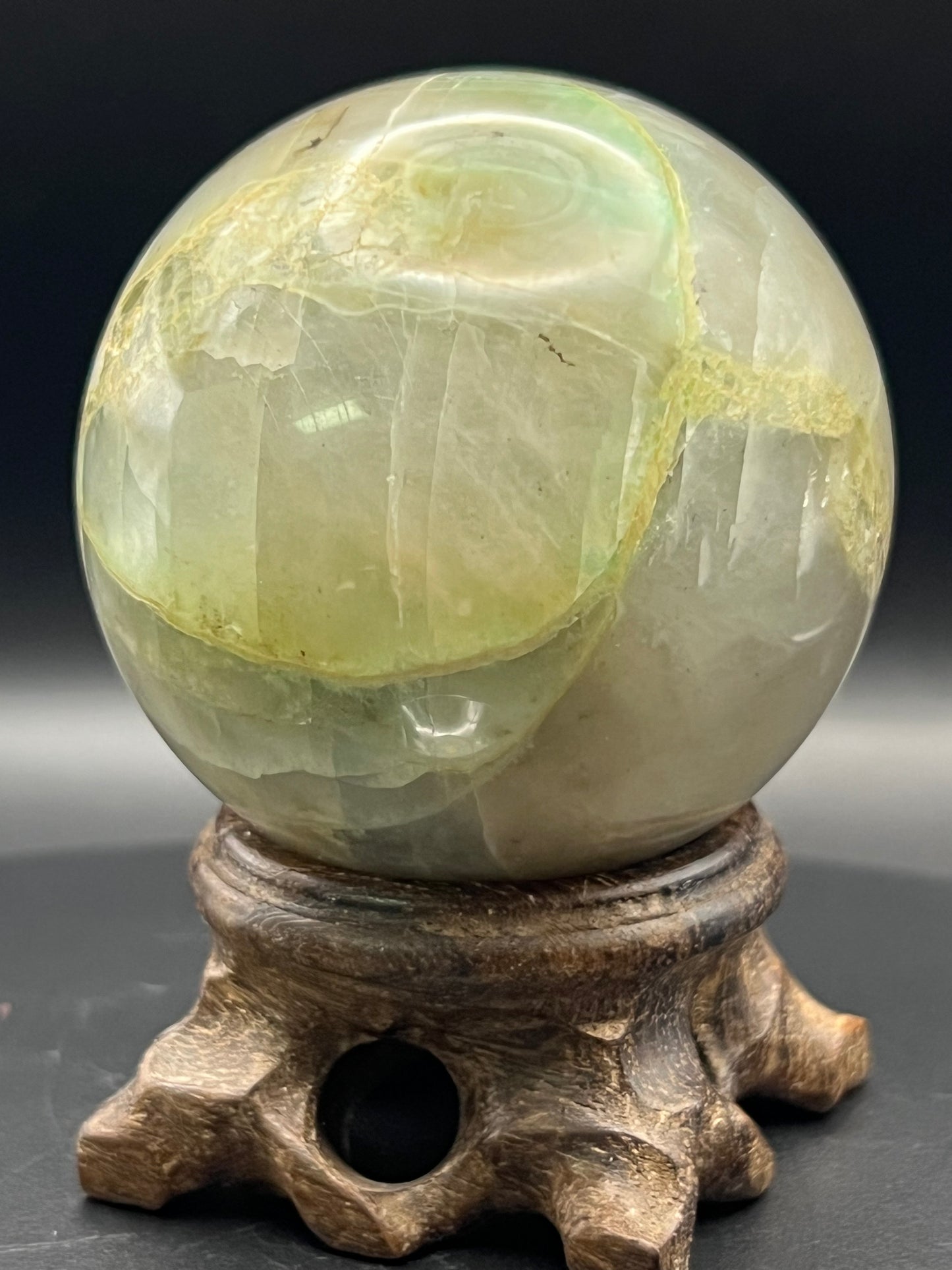 Green Moonstone Sphere