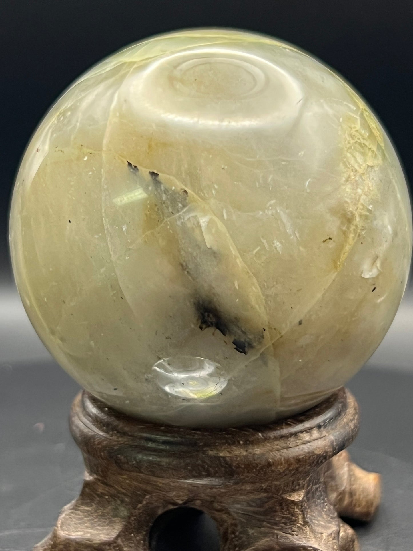 Green Moonstone Sphere