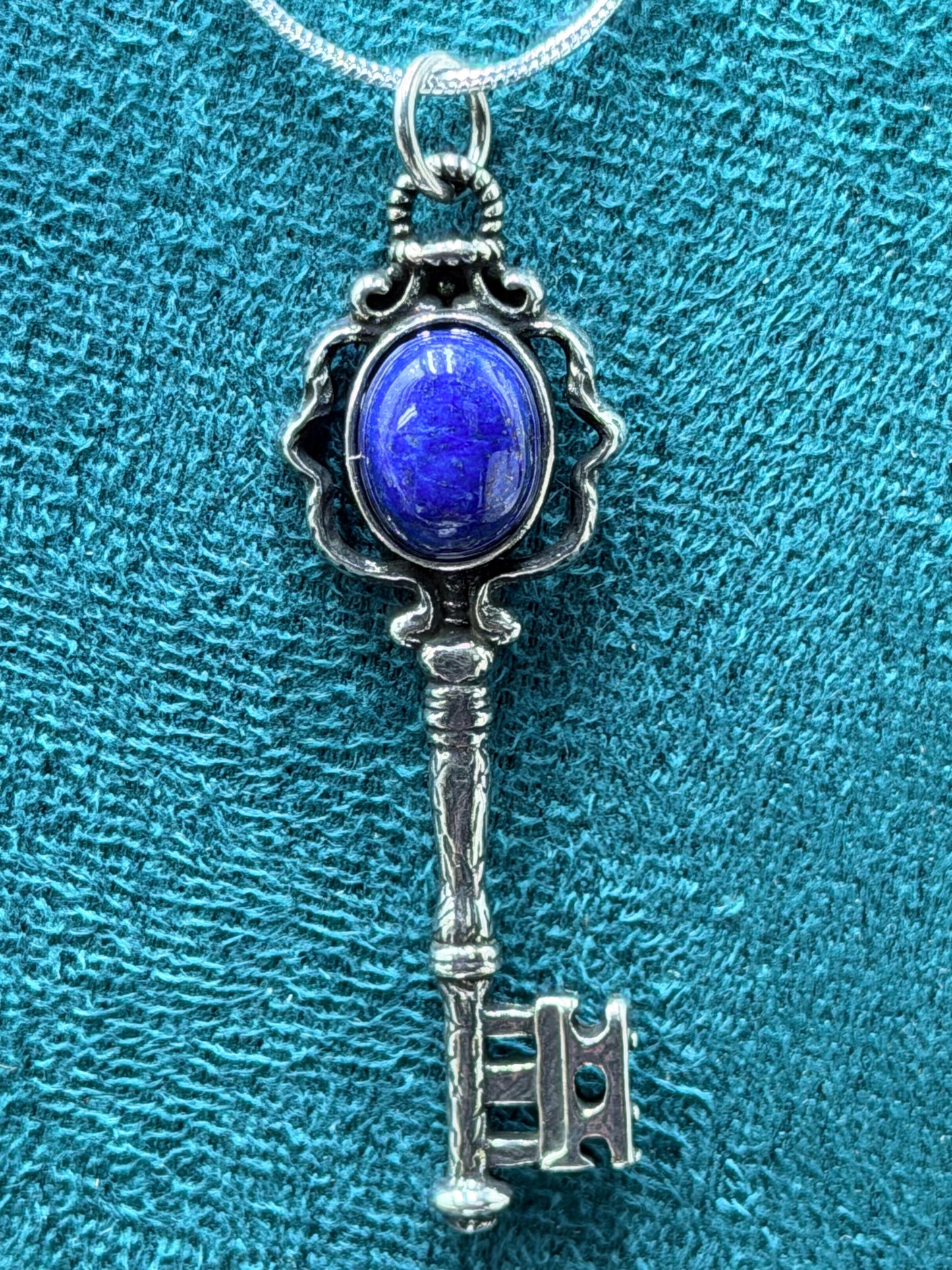 Crystal Key Pendant Necklace