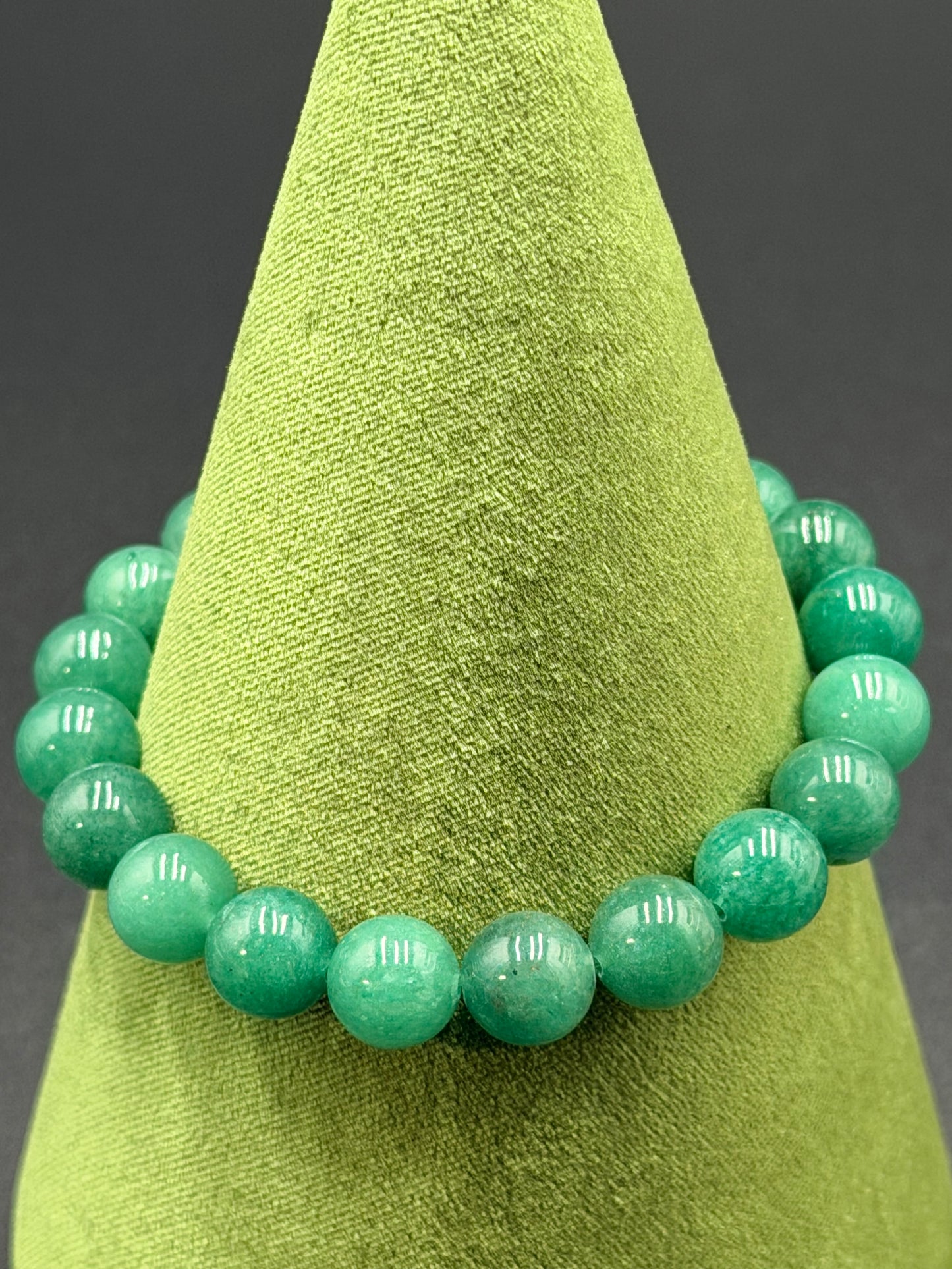 10 mm Lime Aventurine Bracelet