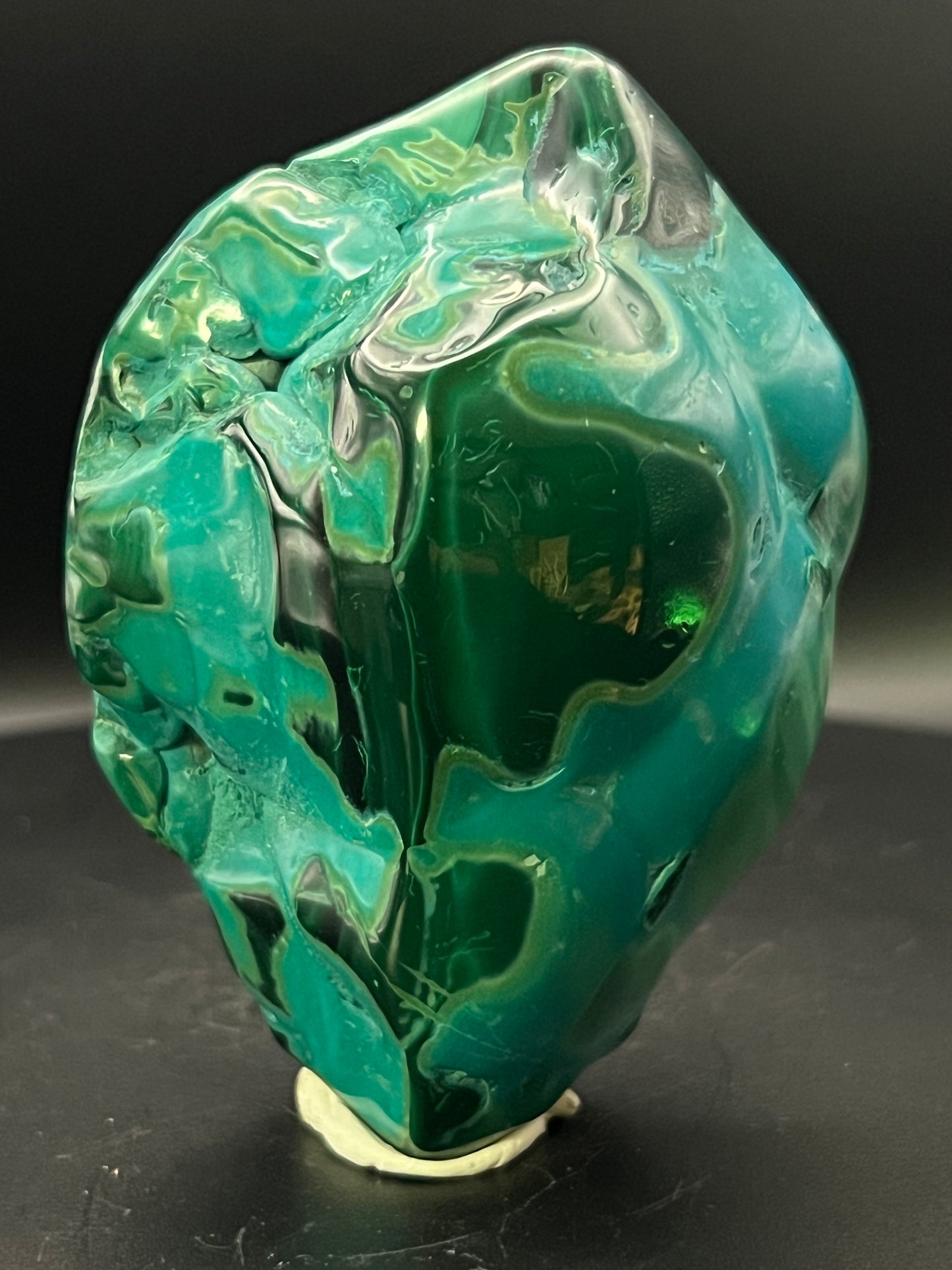 Polished Malachite and Chrysocolla