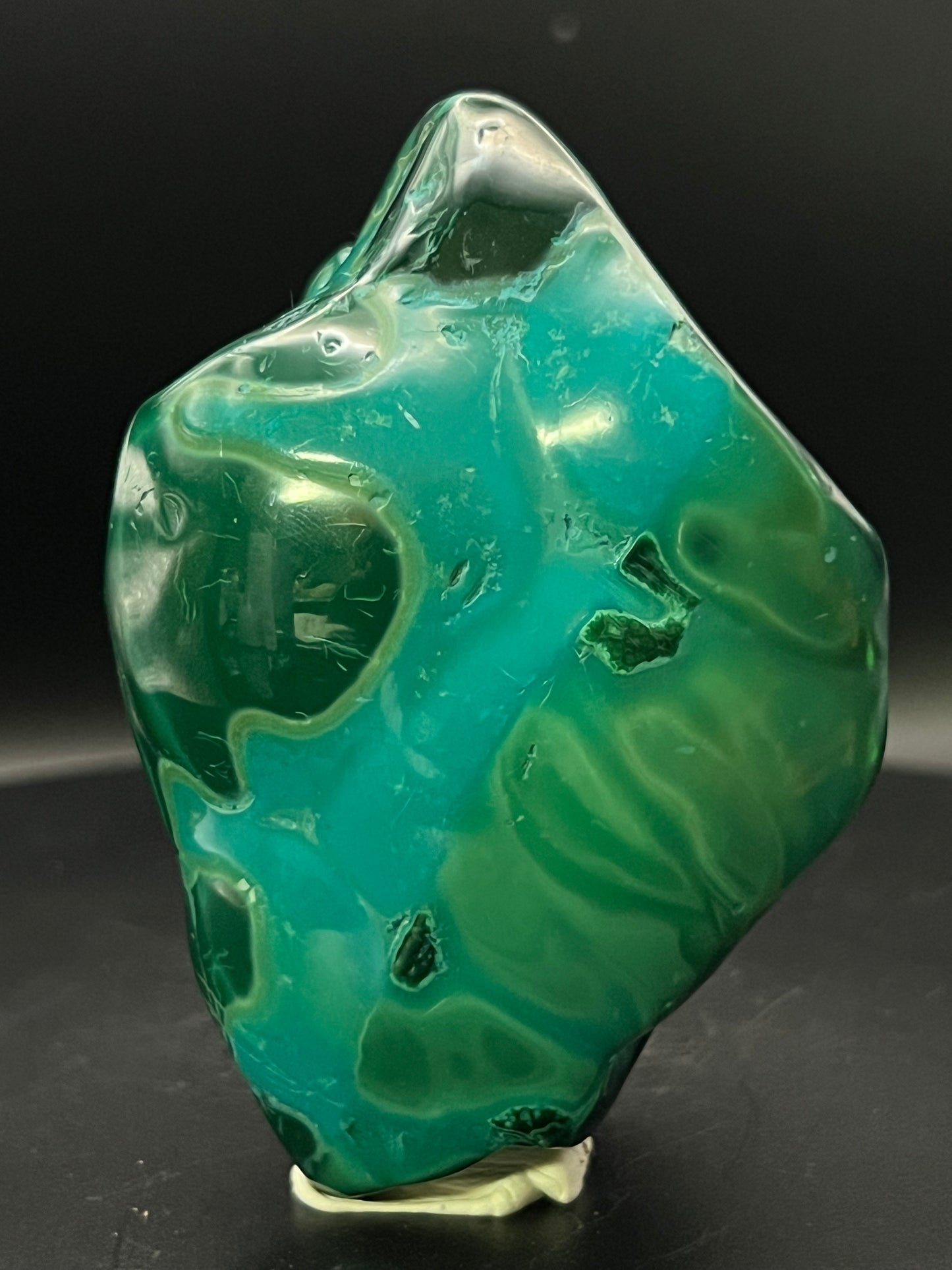 Polished Malachite and Chrysocolla