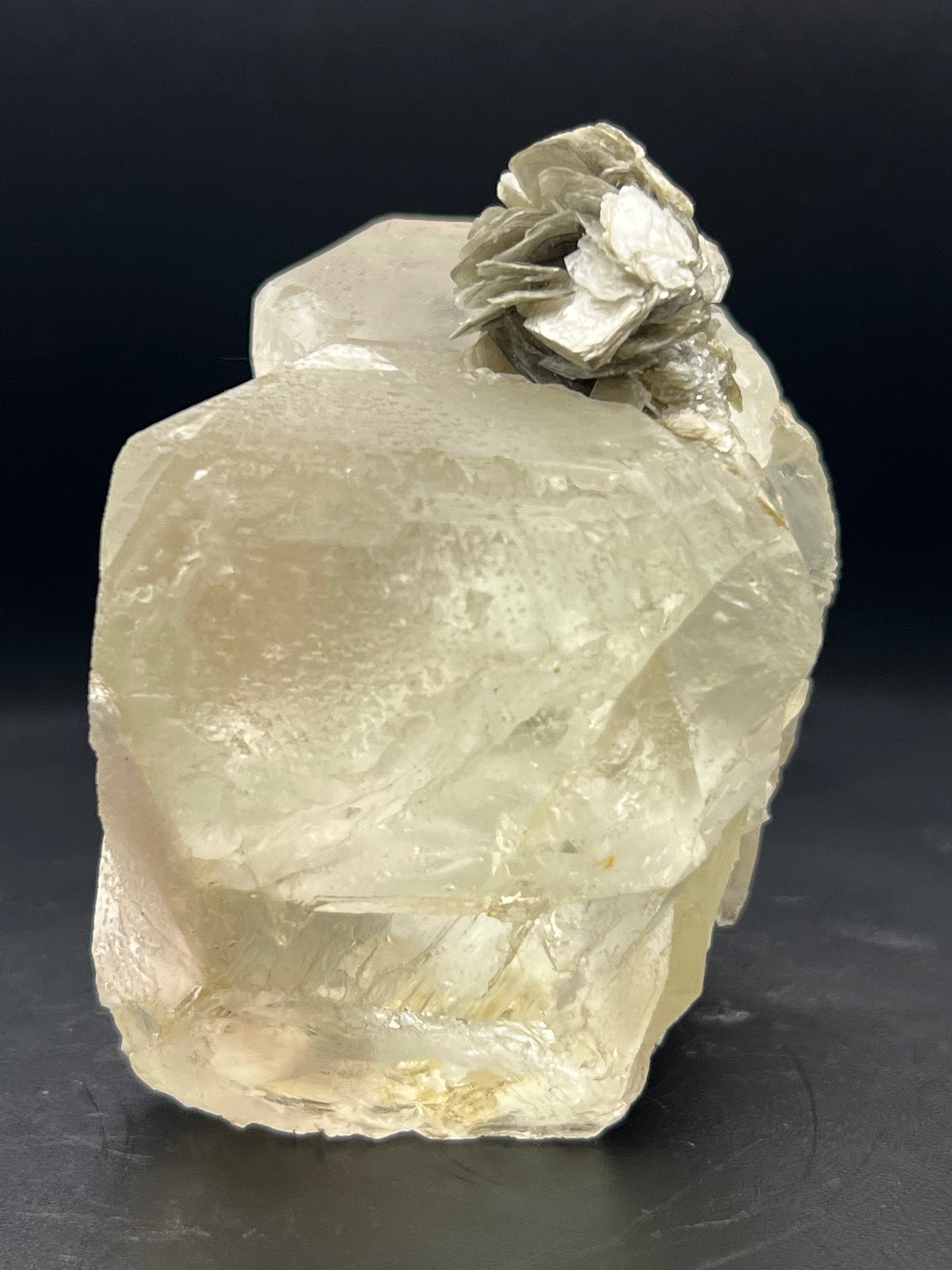 Beautiful Muscovite on Fluorite