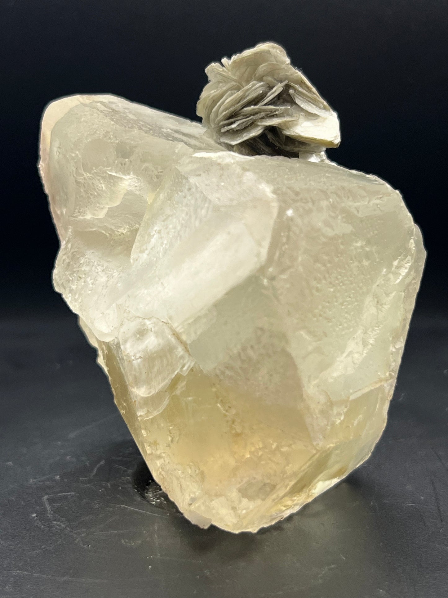 Beautiful Muscovite on Fluorite