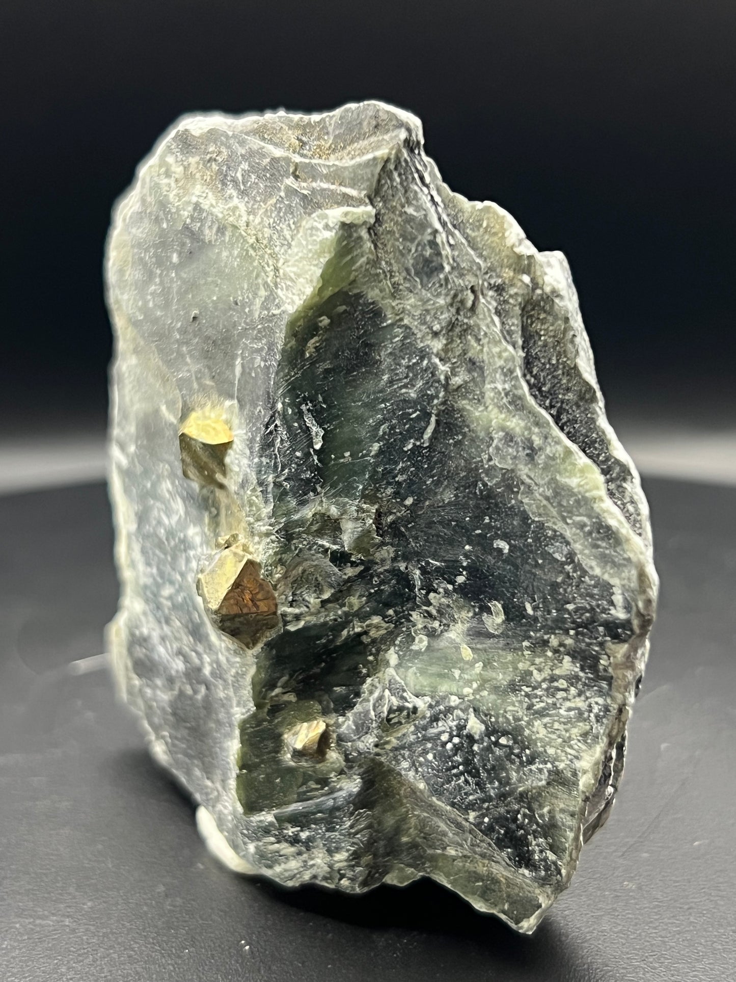 Pyrite on Mica