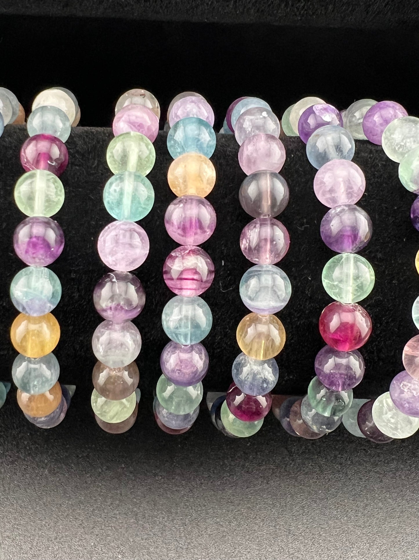 Rainbow Fluorite 8mm Bracelet