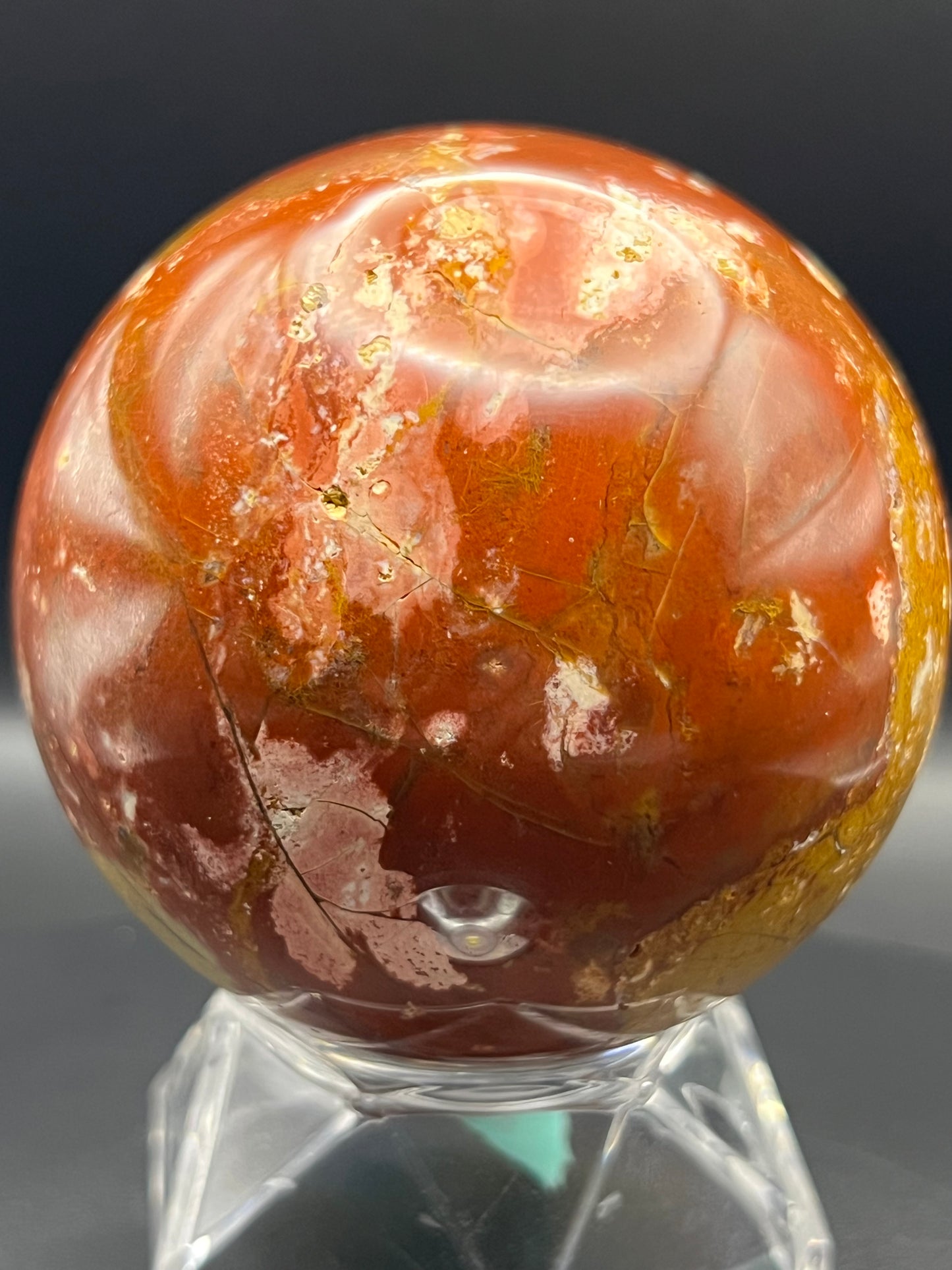 Red Jasper Sphere