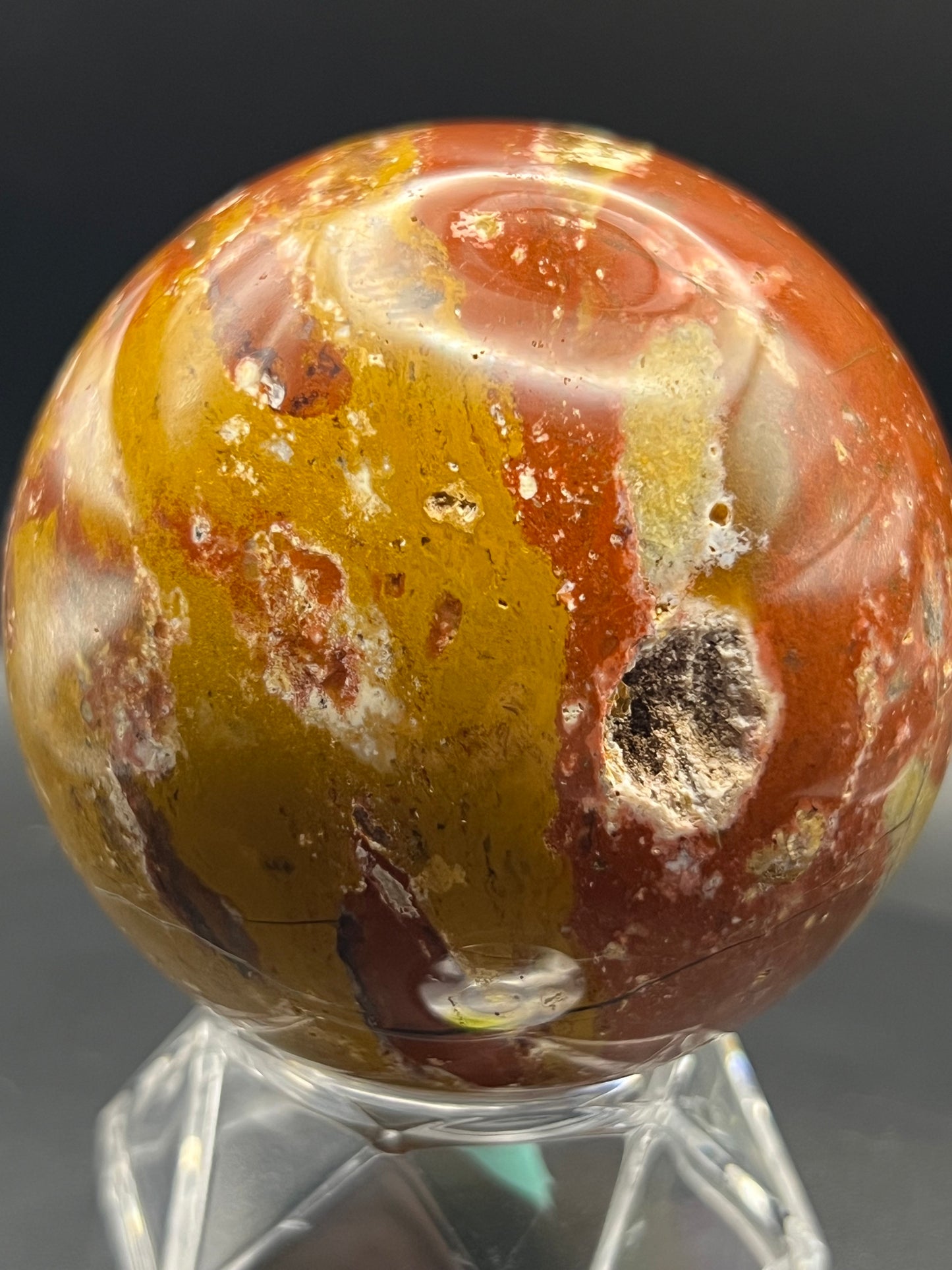 Red Jasper Sphere