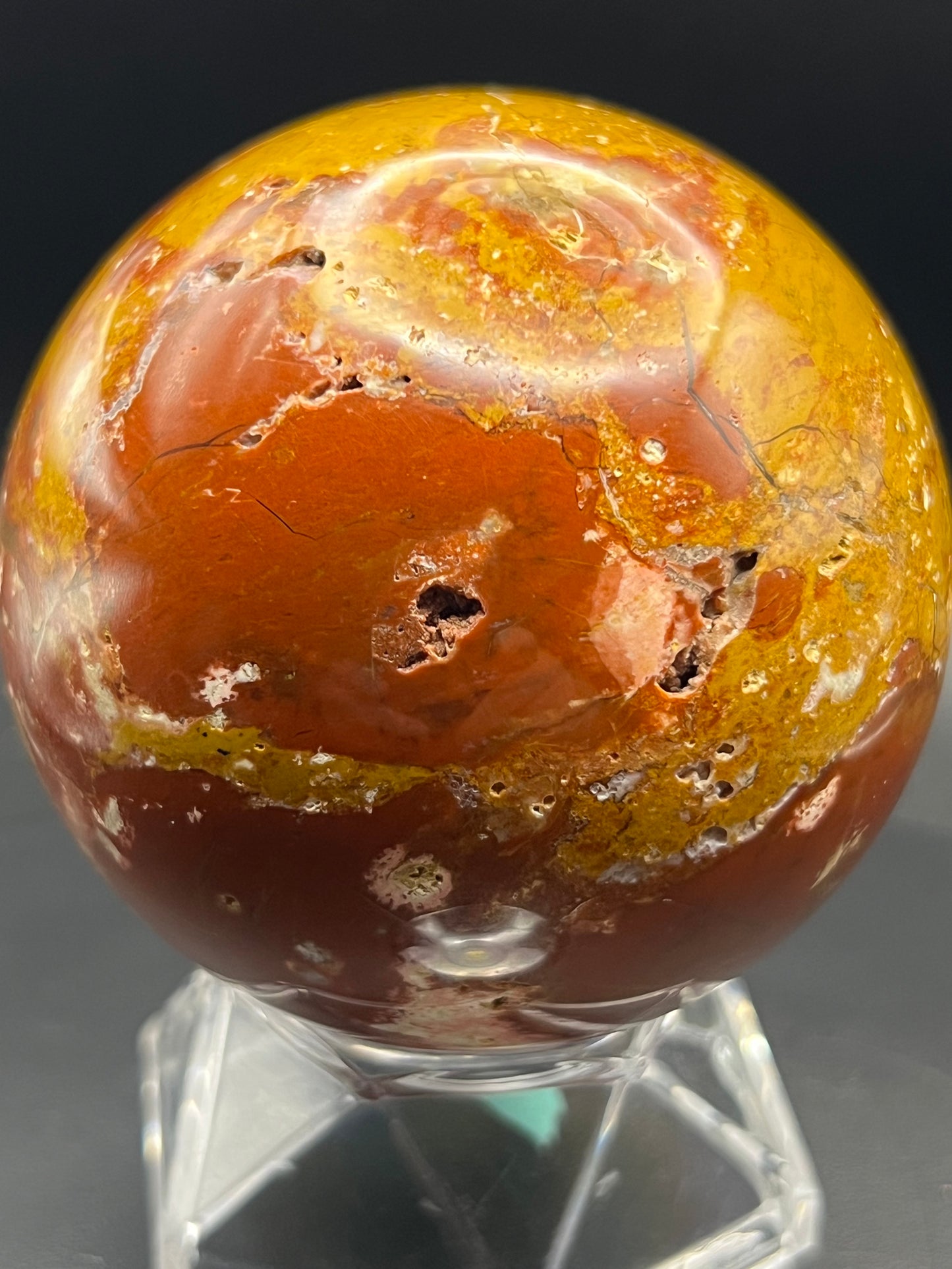 Red Jasper Sphere