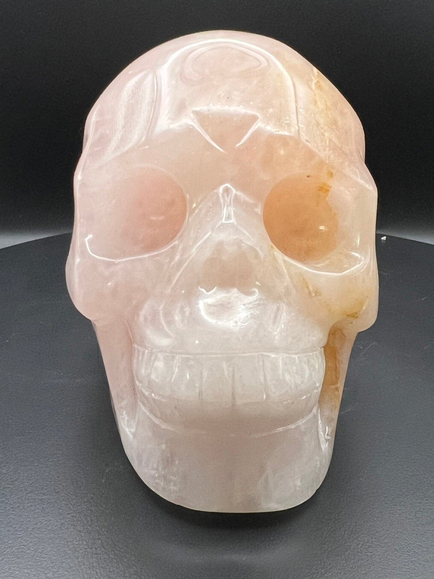 Large Rose Quartz Skull