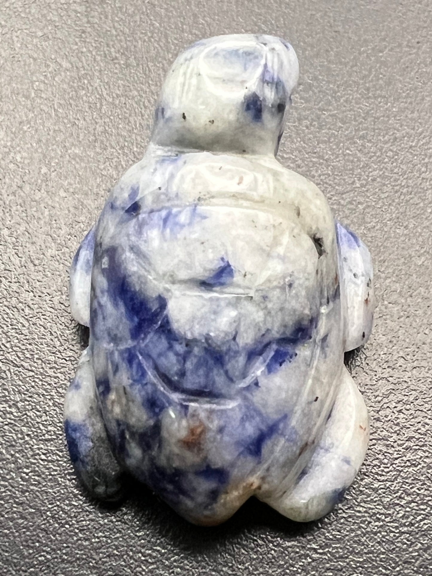 Sodalite Turtle Carving