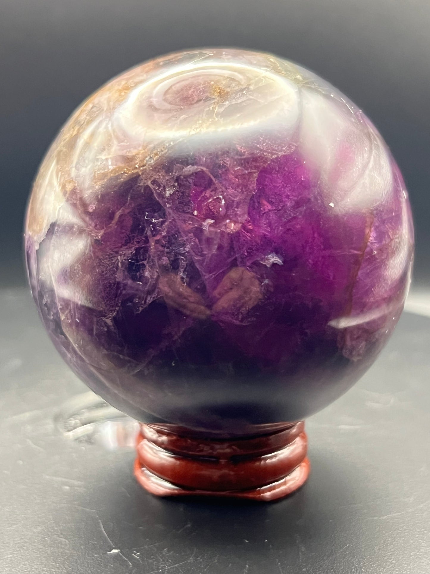 Polished Amethyst Sphere